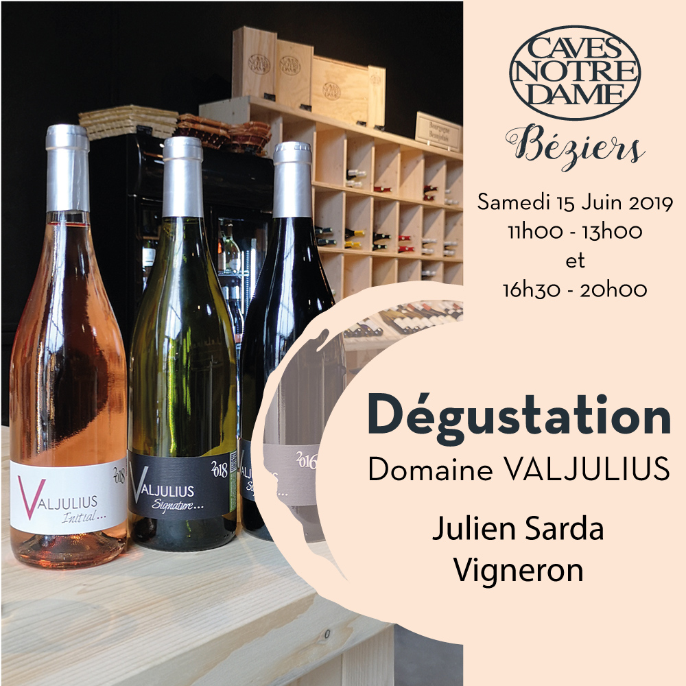 Dégustation Domaine VALJULIUS