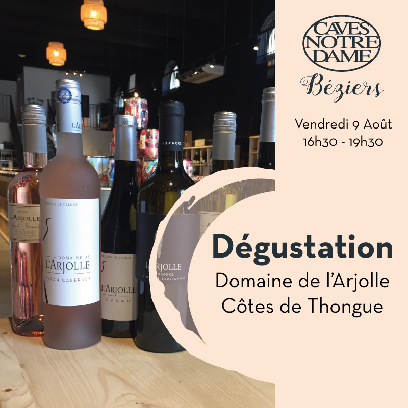 Domaine de l’Arjolle – Côtes de Thongue