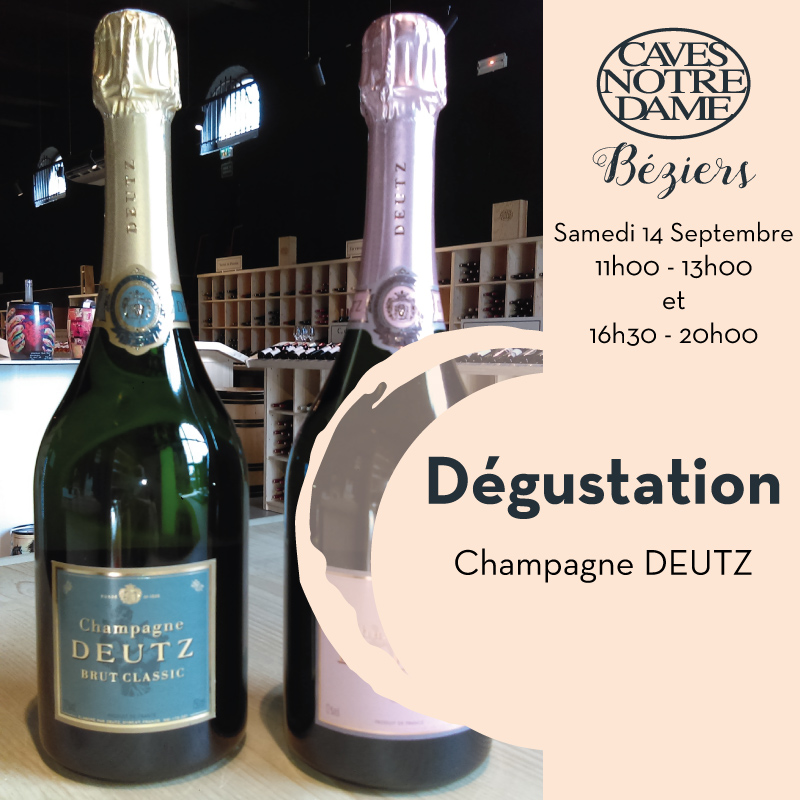 Dégustation Champagne Deutz
