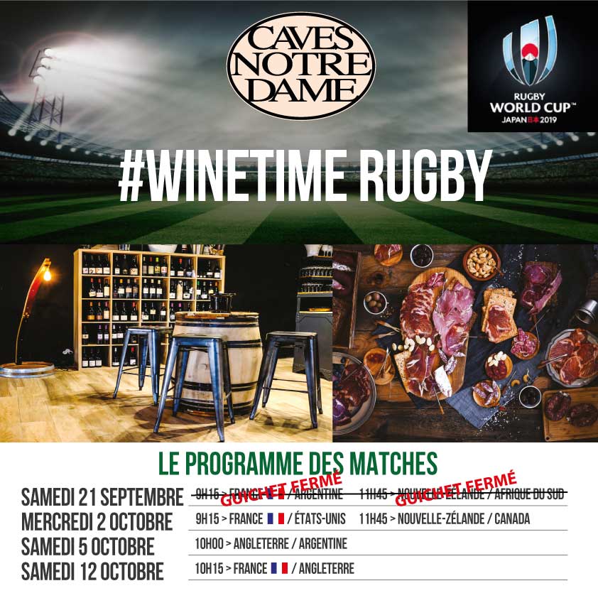 #Winetime Rugby – France / Argentine