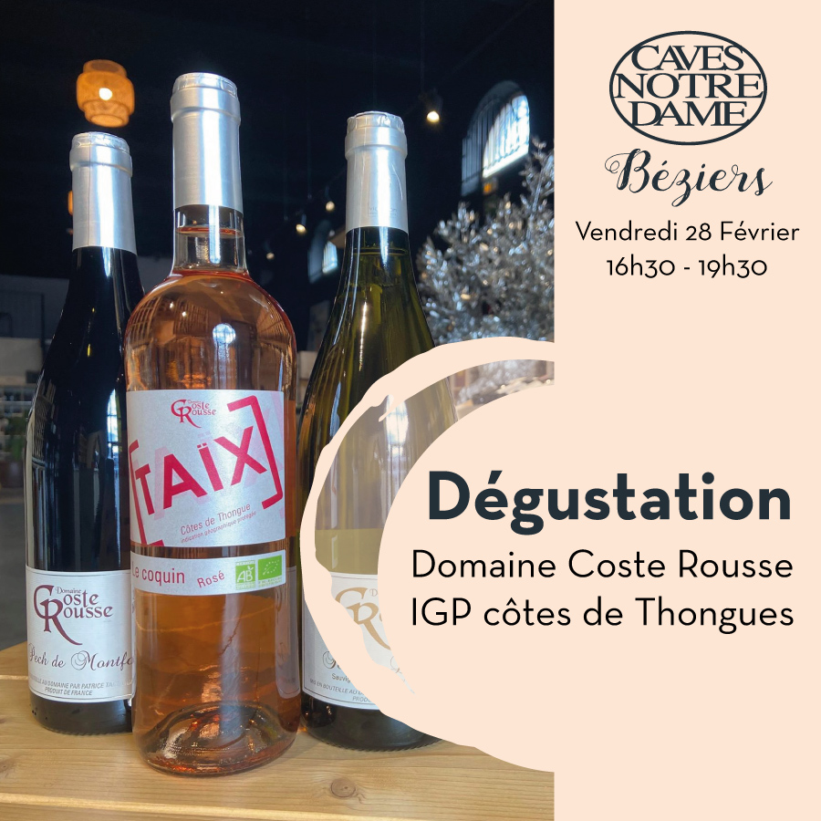 Domaine Coste Rousse – Magalas – Igp côtes de Thongues