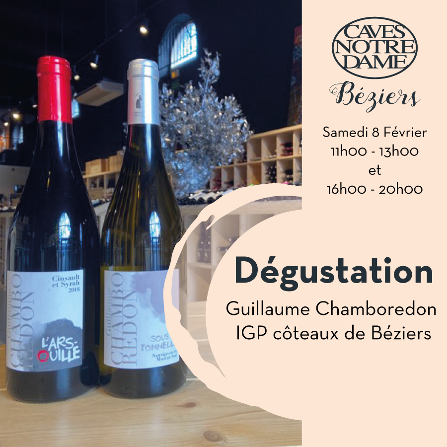 Guillaume Chamboredon – Béziers – Igp côteaux de Béziers