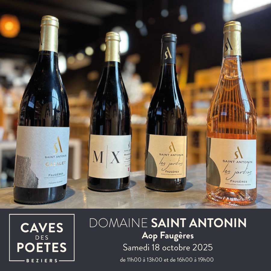 Domaine Saint-Antonin – Cabrerolles- Fabienne et Frédéric Albaret