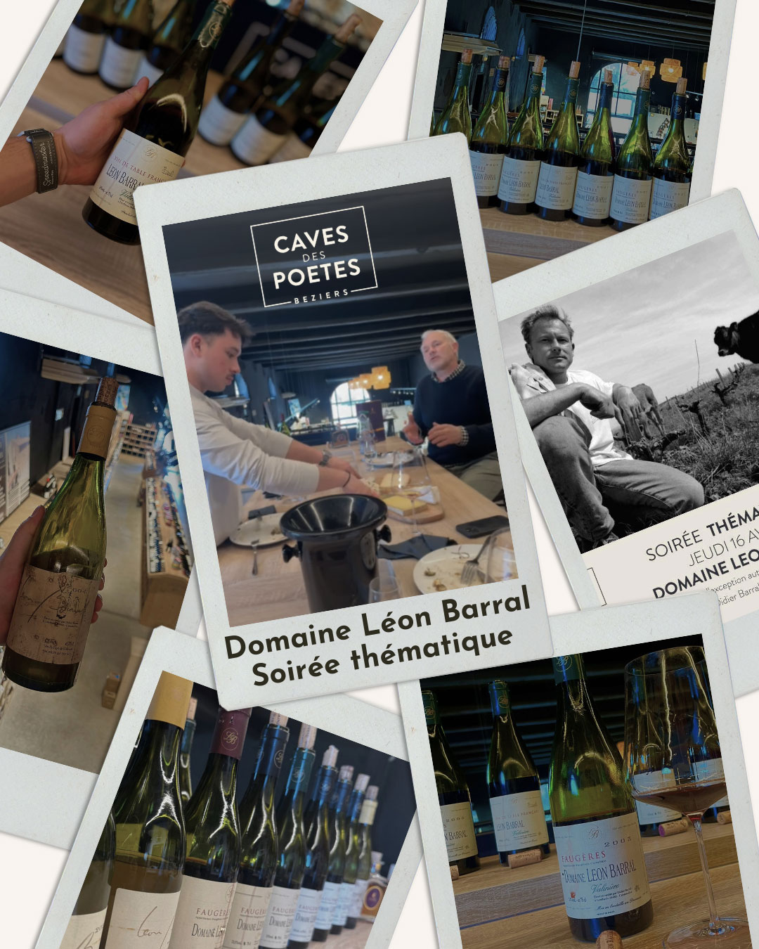 Préparation de la soirée Léon barral en presence du vigneron Préparation de la soirée Léon barral en presence du vigneron