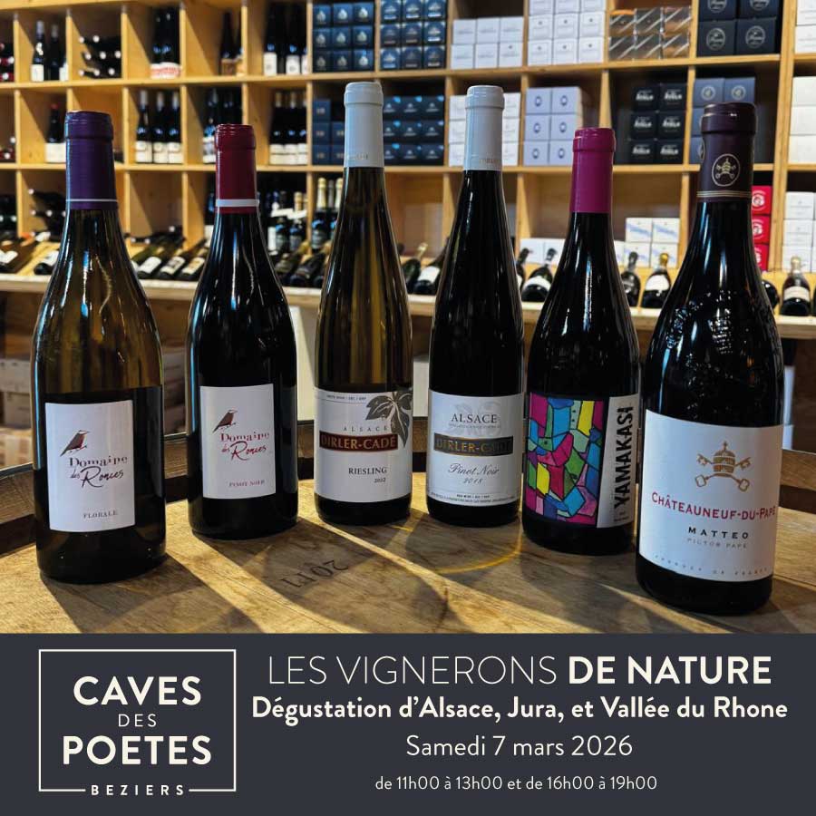 Les Vignerons de Nature- Dégustation d’Alsace, Jura, et Vallée du Rhone
