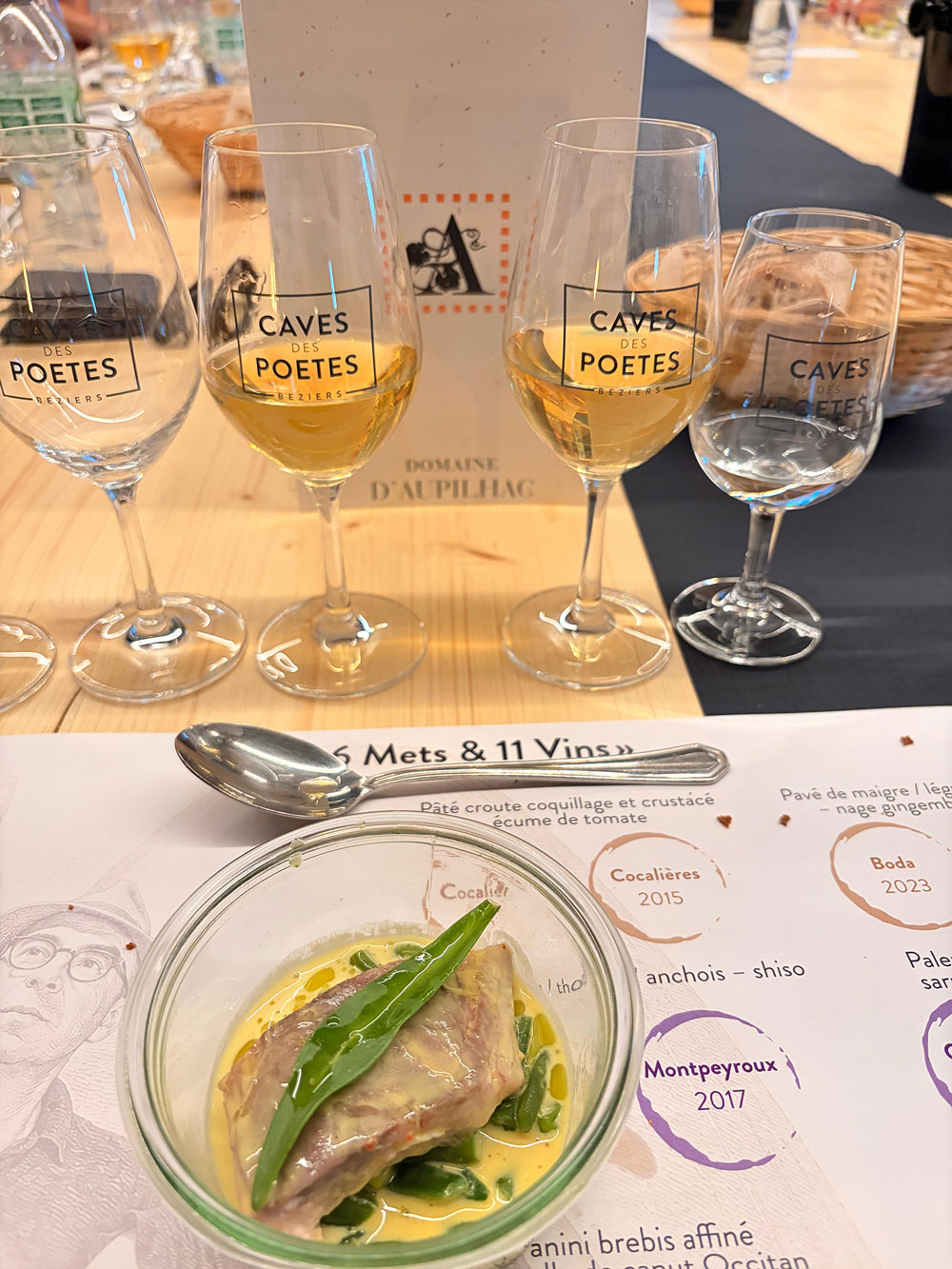 soiree-degustation-domaine-aupilhac-50 Accord mets et vin du domaine leon barral autour du thon