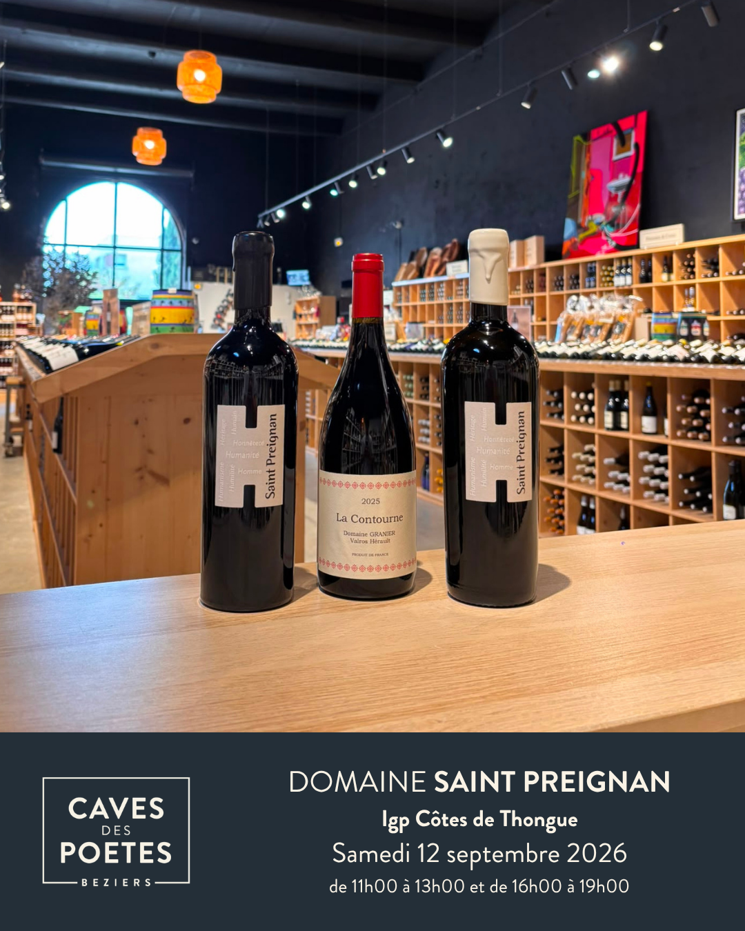 Samedi 12 septembre – Domaine Saint-Preignan