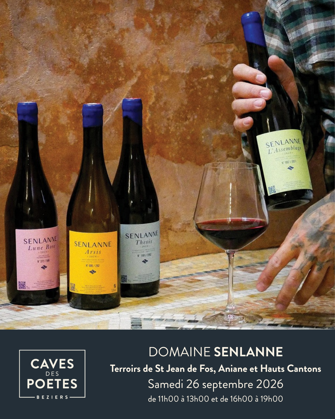Samedi 26 septembre – Domaine Senlanne – Destenave