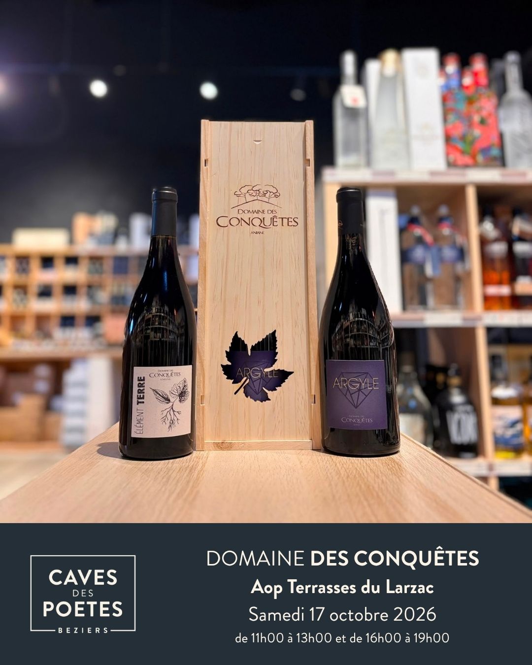 Domaine des Conquêtes – Charles & Émilie Bourdon – Aniane